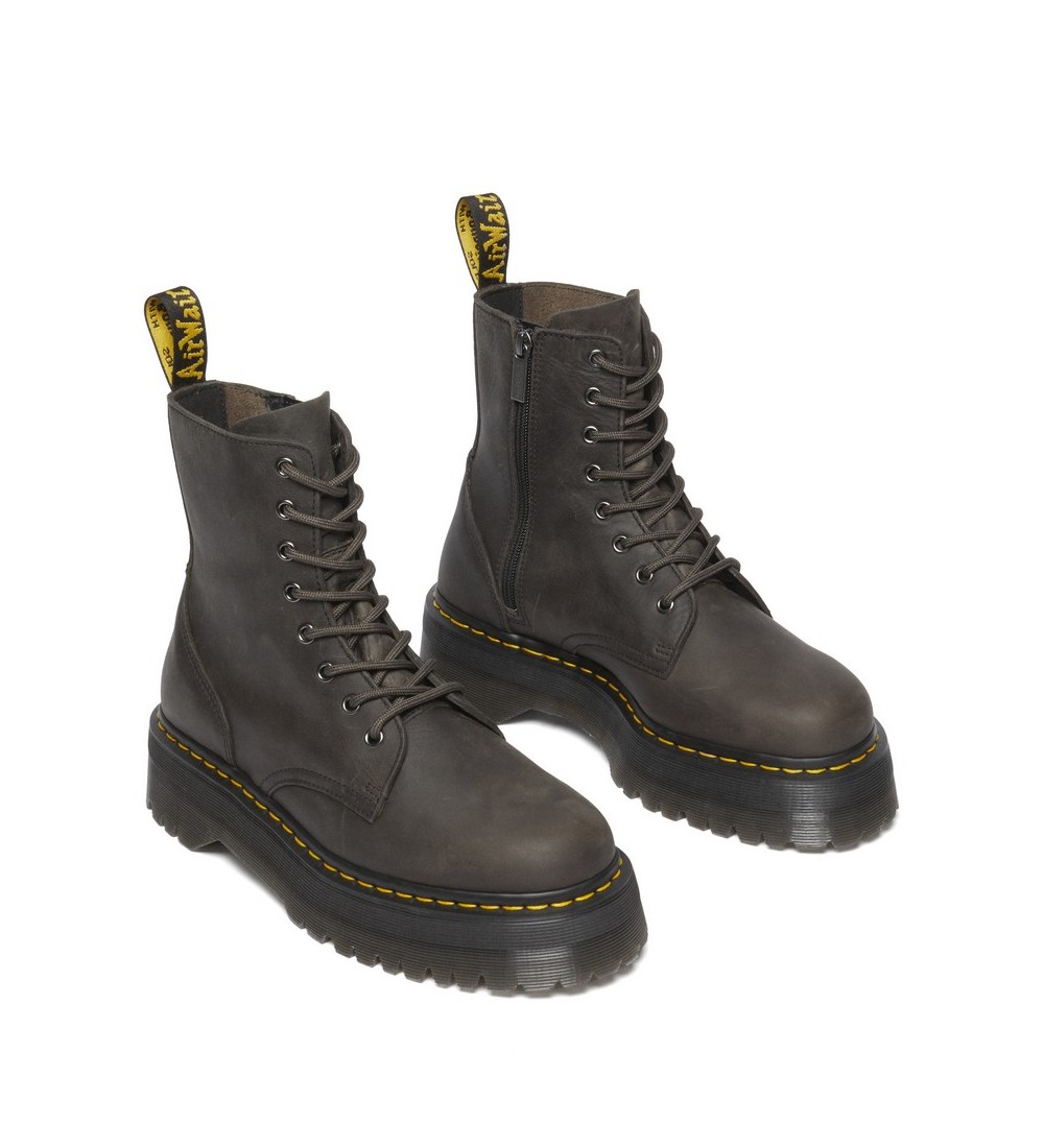 BOTAS DR. MARTENS JADON CHARCOAL GREY BURNISHED WAXY PULL UP