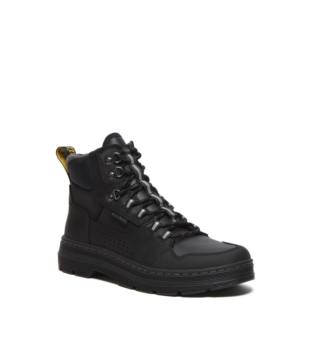 BOTAS DR. MARTENS RILLA WX BLACK COATED RIP STOP NYLON & BLACK POLY RIP STOP OT9286 & BLACK REPUBLIC WP & BLACK AJAX (E97)