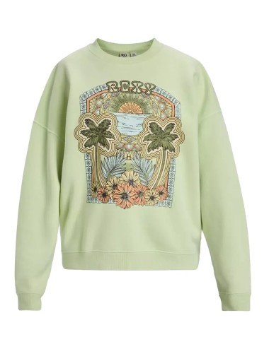 ROXY LINEUP OVERSIZED CREW A BUTTERFLY SWEATSHIRT