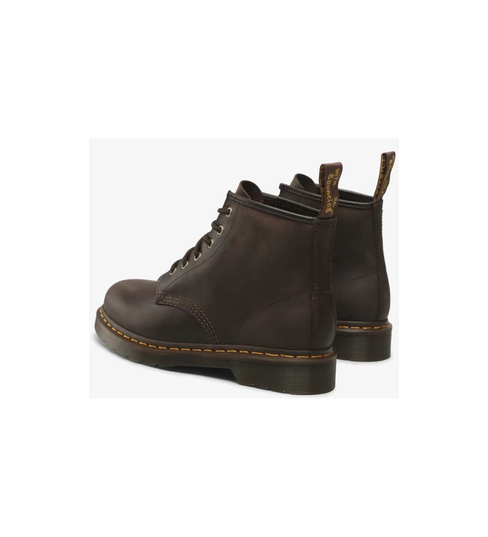 BOTAS DR MARTENS 101 DARK BROWN CRAZY HORSE