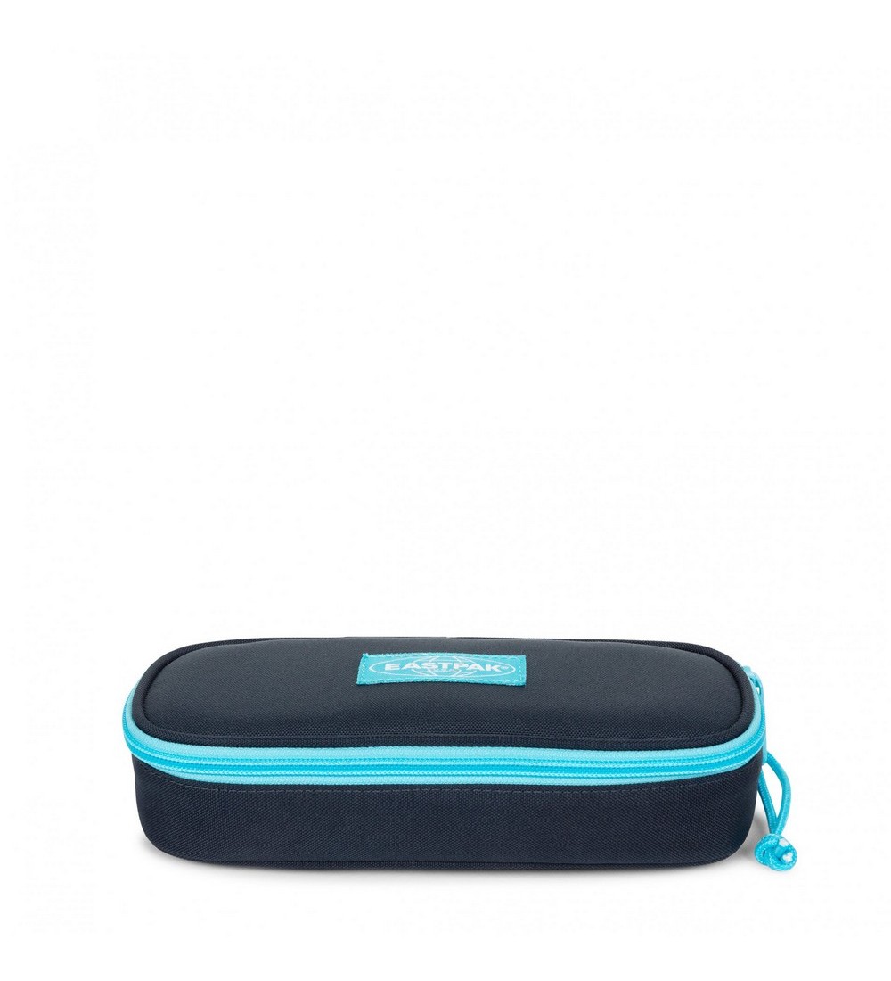 ESTUCHE EASTPAK OVAL SINGLE KONTRAST STRIPE BLUE