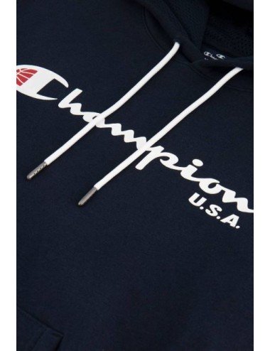 SUDADERA HOMBRE CHAMPION AZUL