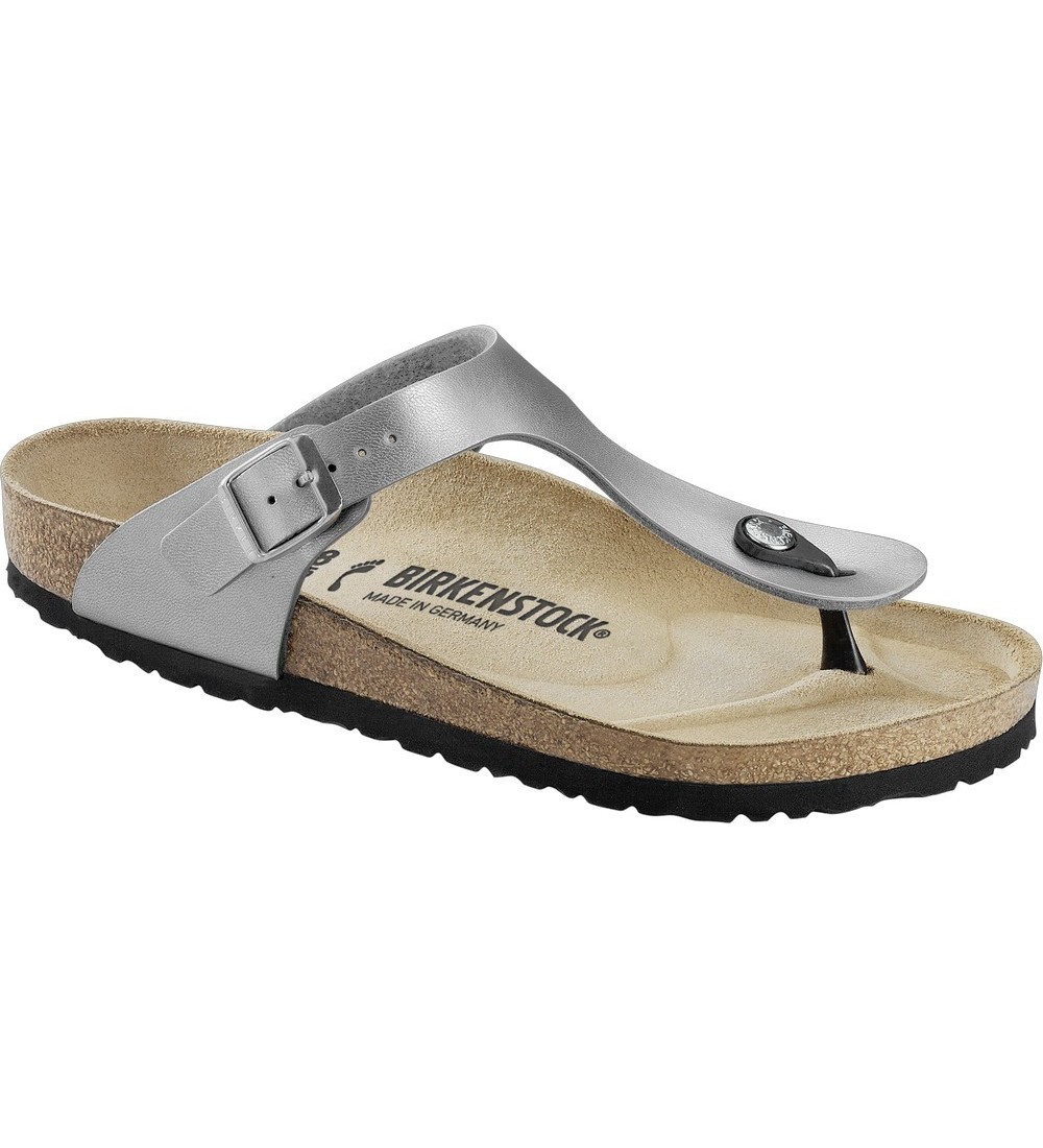 SANDALIAS BIRKENSTOCK GIZEH BF SILVER REGULAR