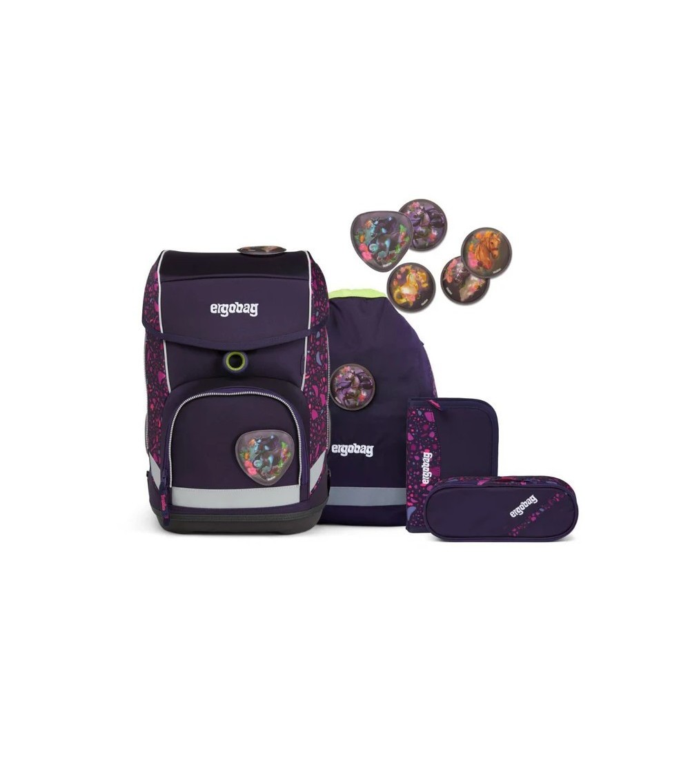 Ruksak Ergobag Cube Horse Whispering Bear