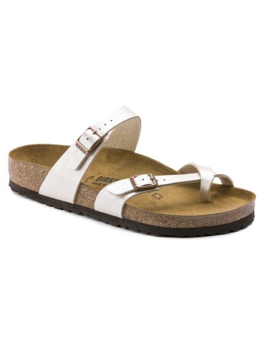           BIRKENSTOCK MAYARI BF GRACEFUL PEARL WHITE REGULAR SANDALS
        