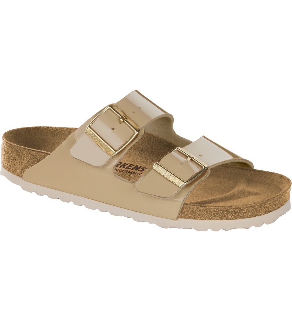 BIRKENSTOCK ARIZONA BF PATENT SAND REGULAR SANDALI