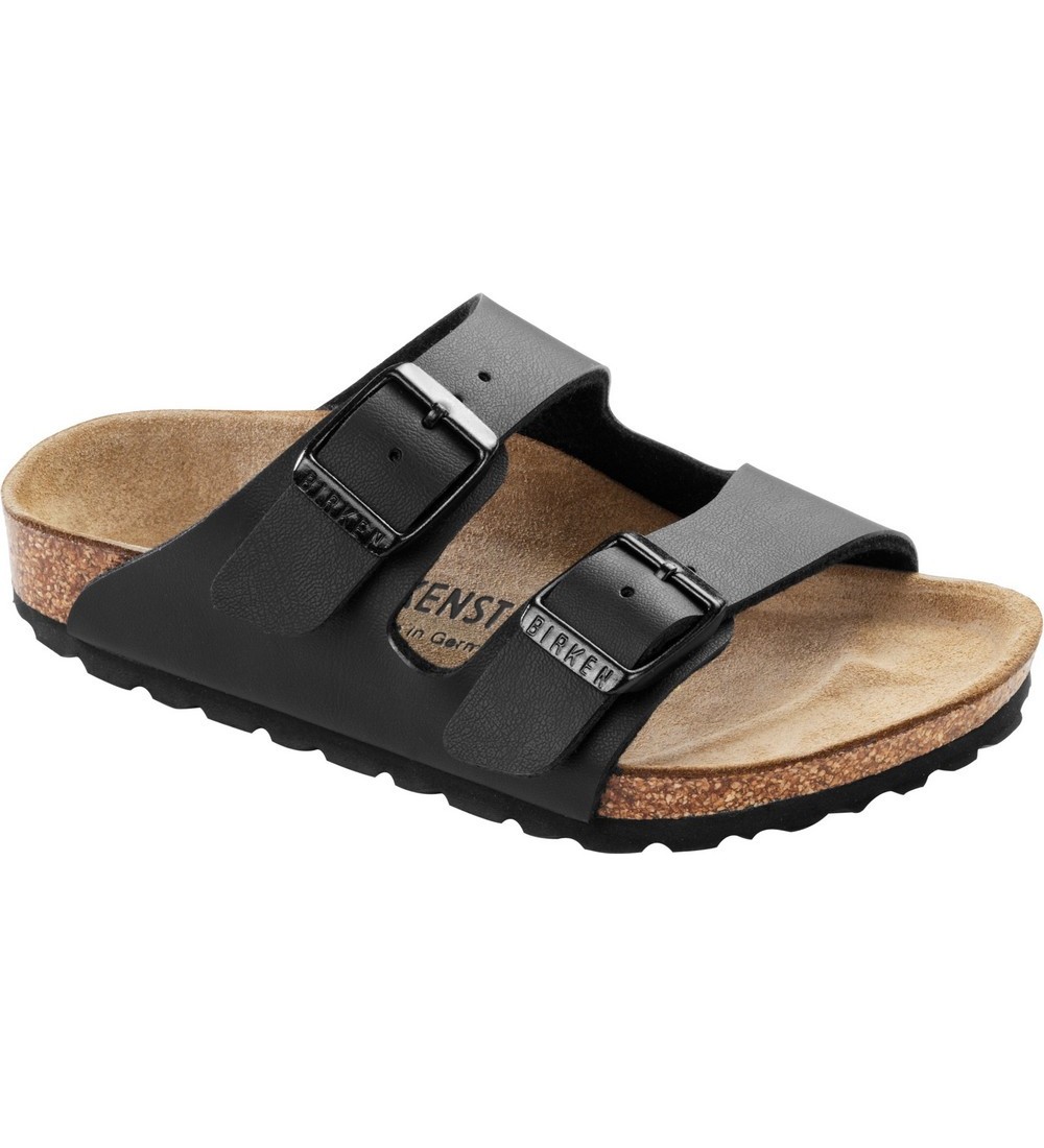 BIRKENSTOCK ARIZONA OTROKI SANDALI BIRKO-FLOR BLACK REGULAR