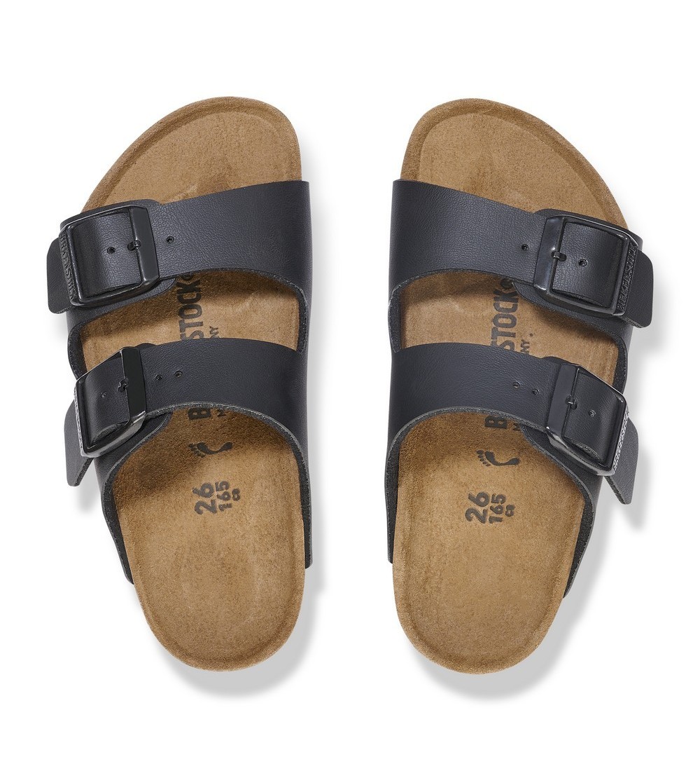 SANDALIAS BIRKENSTOCK ARIZONA KIDS BIRKO-FLOR BLACK REGULAR