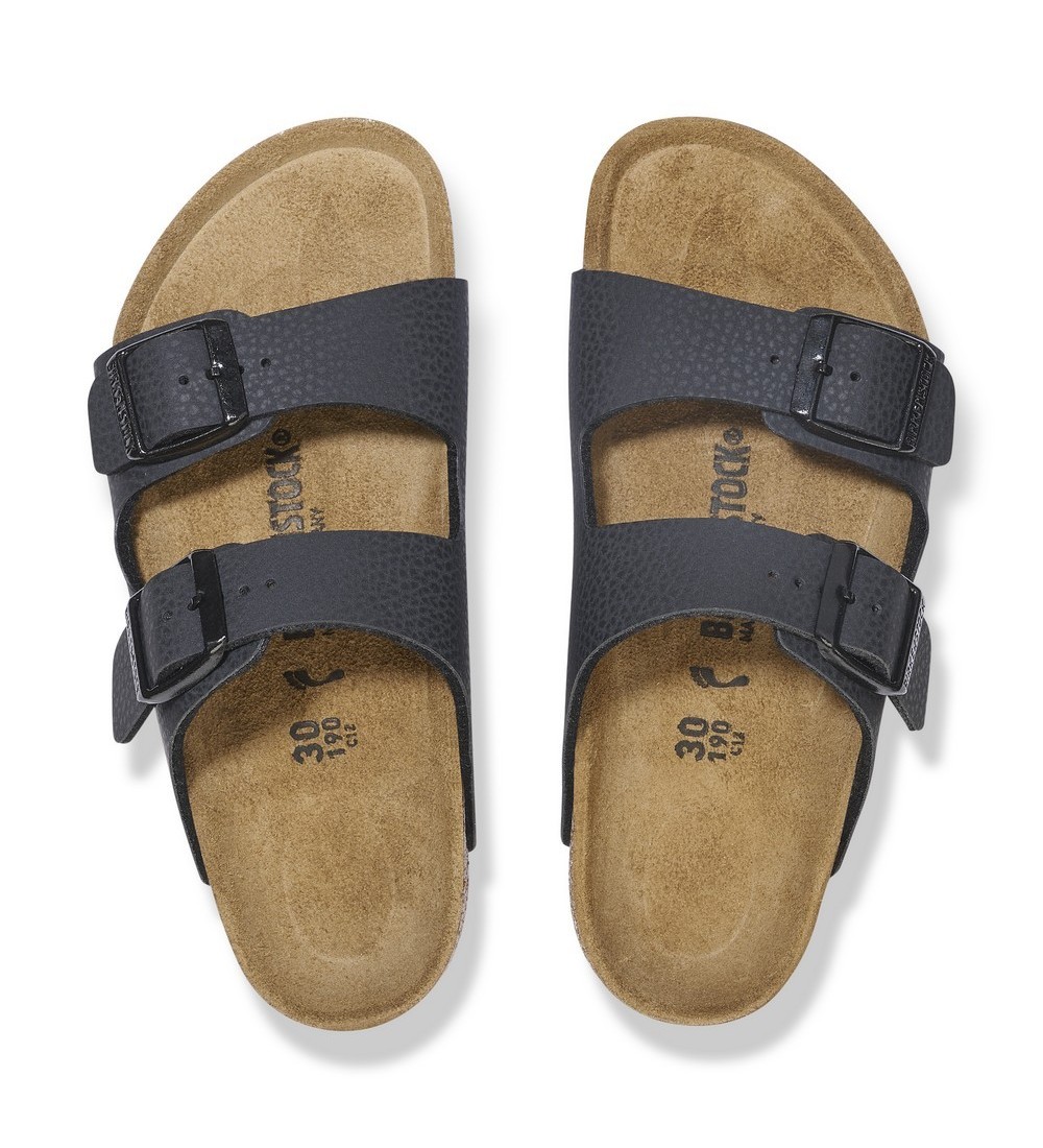 BIRKENSTOCK ARIZONA KIDS BIRKO-FLOR DESERT SOIL CRNE/ULTRA PLAVE OBICNE SANDALE