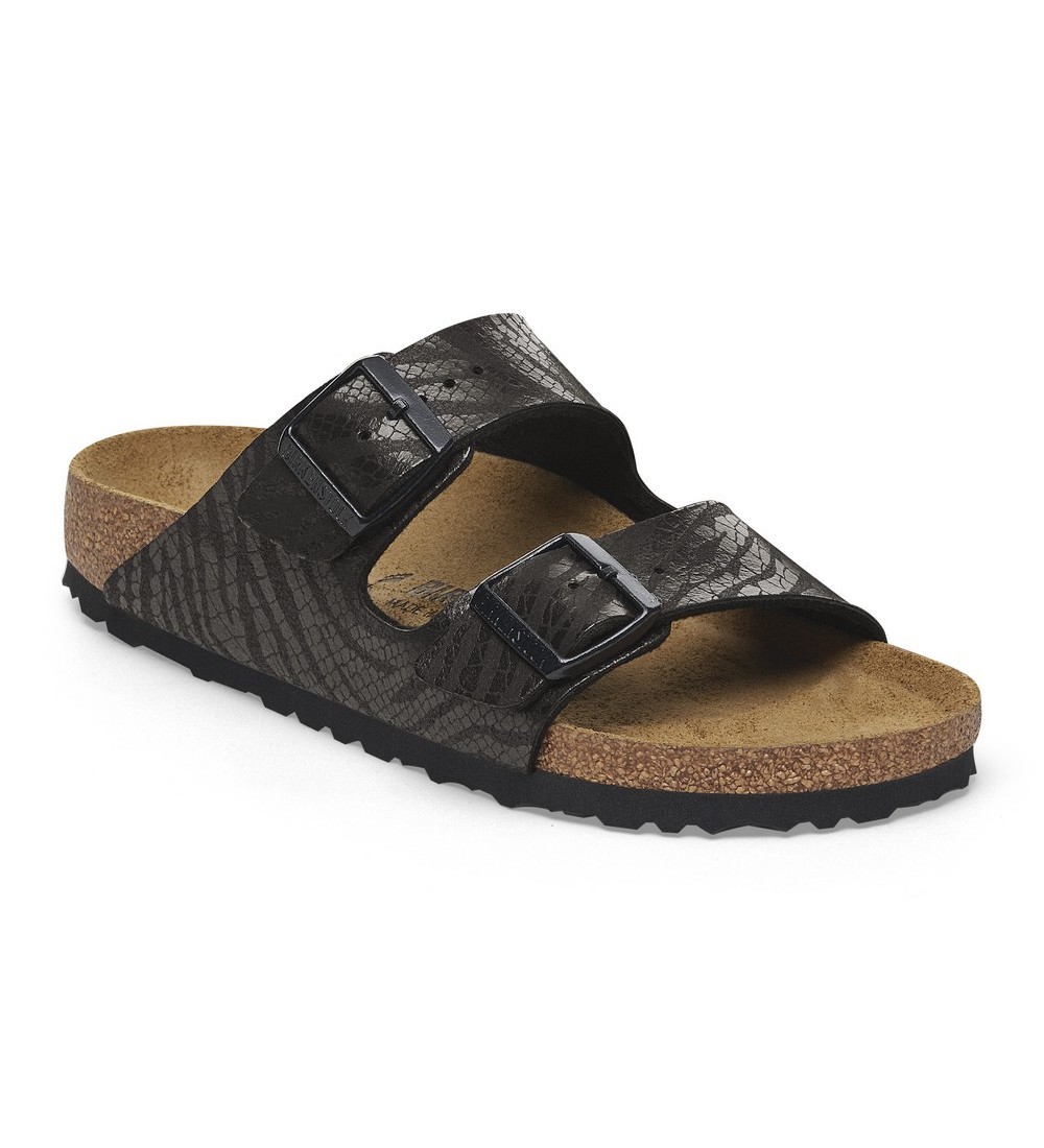 BIRKENSTOCK REGULARNI SANDALI ARIZONA SYN SOFT ZEBRA BLACK