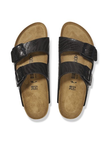           SANDALIAS BIRKENSTOCK ARIZONA SYN SOFT ZEBRA BLACK REGULAR
        