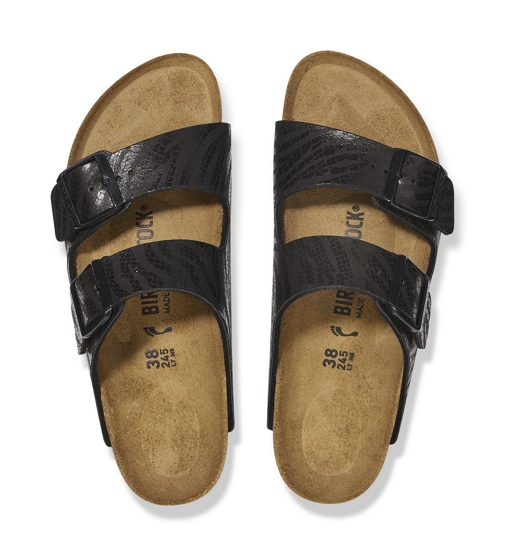 BIRKENSTOCK ARIZONA SYN SOFT ZEBRA CRNE OBICNE SANDALE