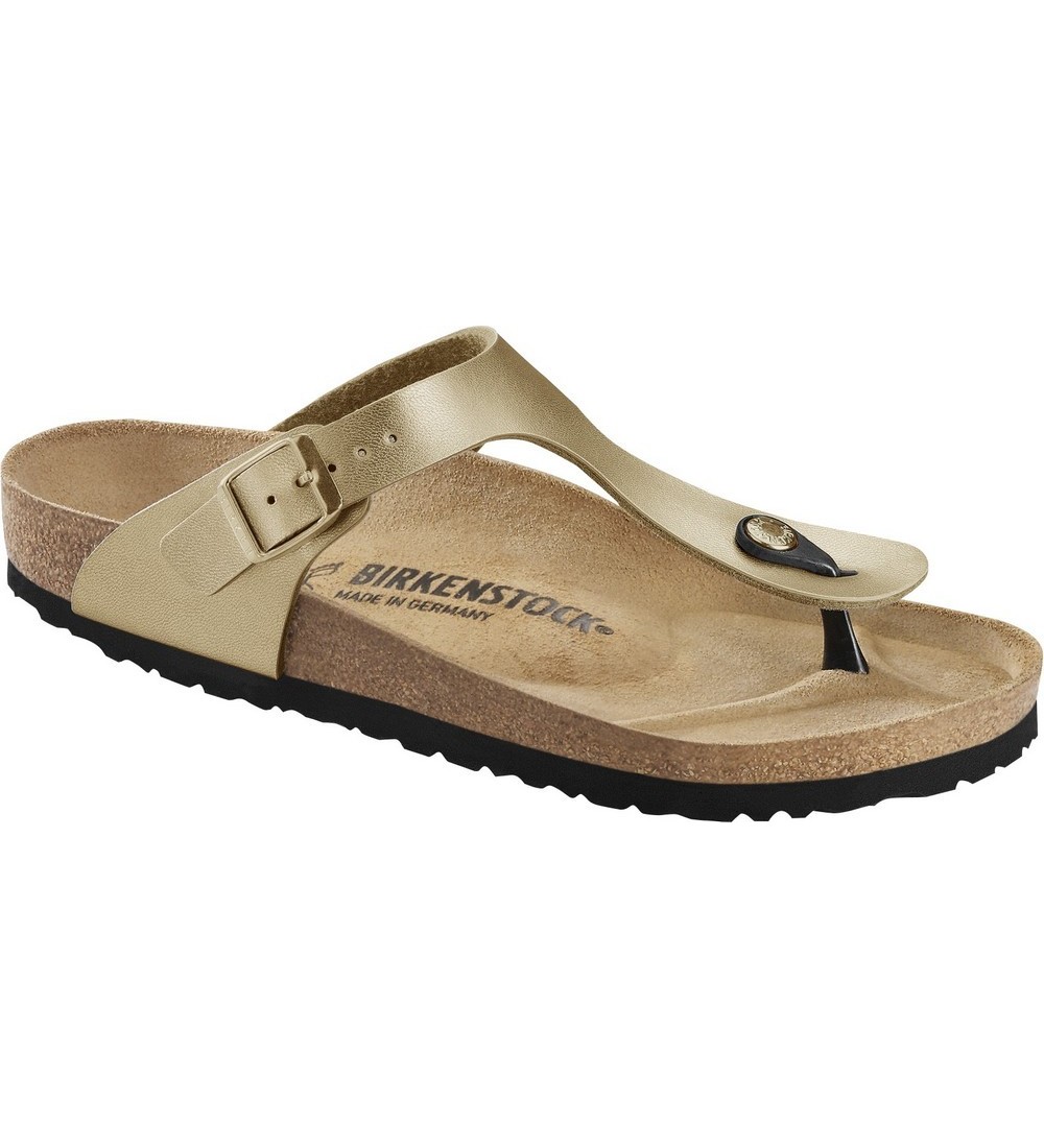 SANDALIAS BIRKENSTOCK GIZEH BF GOLD REGULAR