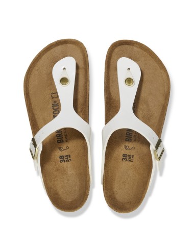           BIRKENSTOCK GIZEH BF PATENT WHITE SZABÁLYOS SZANDÁL
        