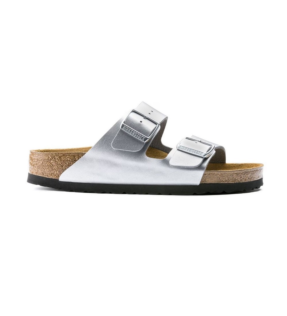 BIRKENSTOCK ARIZONA BF EZÜST REGULÁRIS SZANDÁL