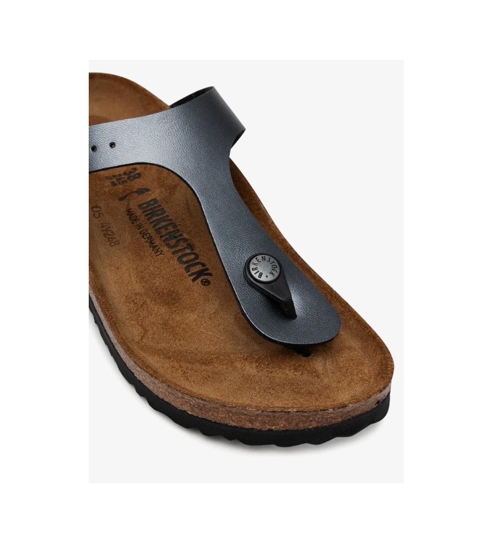 BIRKENSTOCK GIZEH BF METALIC CRNE UZE SANDALE