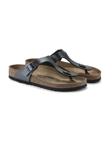           SANDALE BIRKENSTOCK GIZEH BF NEGRU METALIZAT OBLIGAT
        