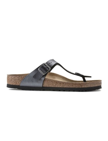           SANDALE BIRKENSTOCK GIZEH BF NEGRU METALIZAT OBLIGAT
        