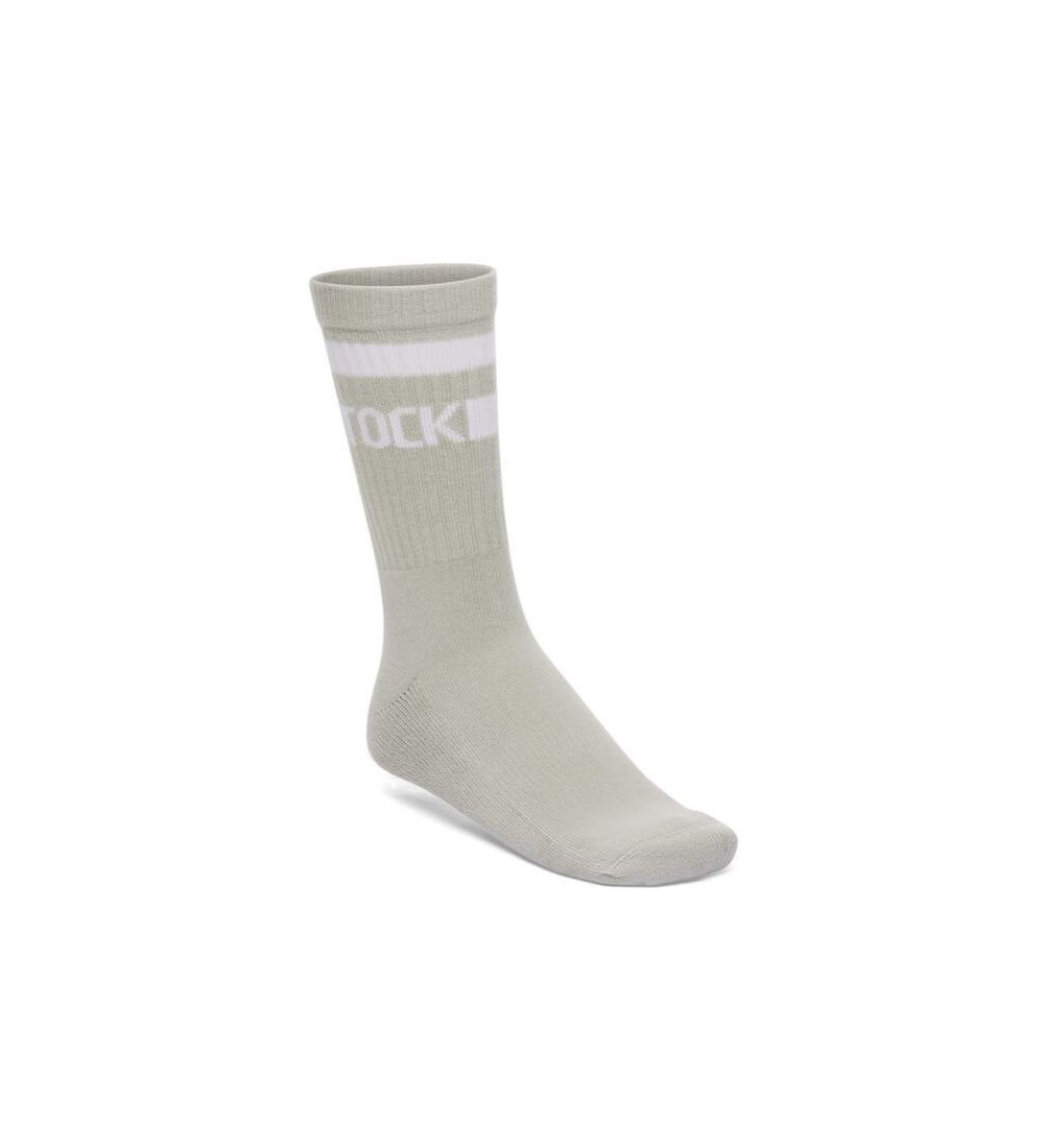 CALCETINES BIRKENSTOCK COTTON TENNIS SOCKS COTTON-POLYAMIDE-ELASTANE STONE COIN / WHITE NARROW