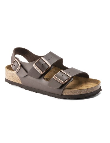 BIRKENSTOCK MILANO SZANDÁL BIRKO-FLOR SÖTÉTBARNA NORMÁL