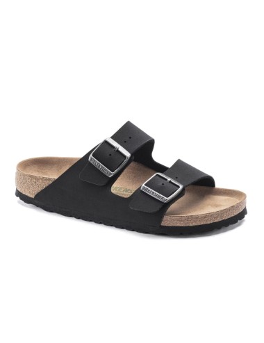 BIRKENSTOCK ARIZONA VEGÁN BIRKO-FLOR BIRKIBUC FEKETE KESÉK SZANDÁL