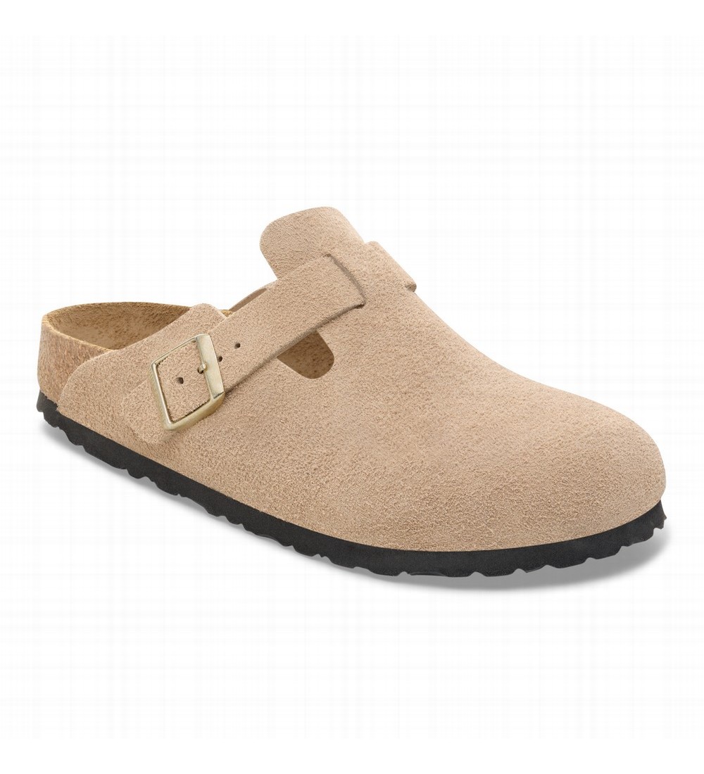 BIRKENSTOCK BOSTON LEOI TABACCO BARNA KESZENY SZANDÁL