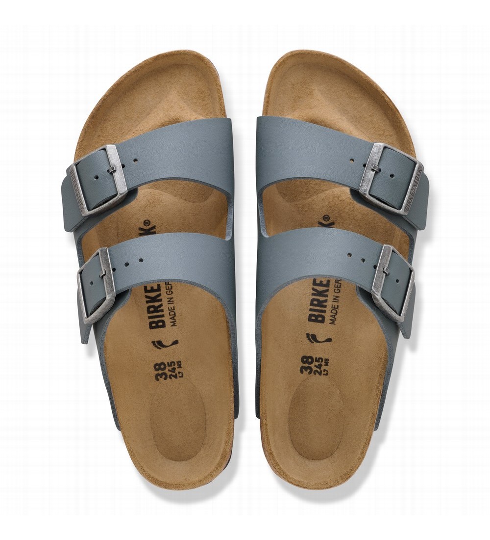 BIRKENSTOCK ARIZONA BIRKO-FLOR SZANDÁL BASALT SZÜRKE NORMÁL
