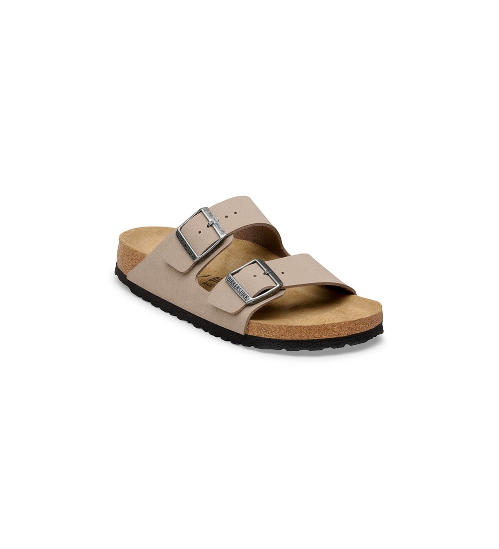 SANDALIA BIRKENSTOCK ARIZONA BIRKIBUC UNISEX GRAY TAUPE REGULAR