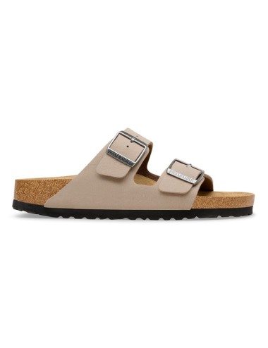 SANDALIA BIRKENSTOCK ARIZONA BIRKIBUC UNISEX GRAY TAUPE REGULAR