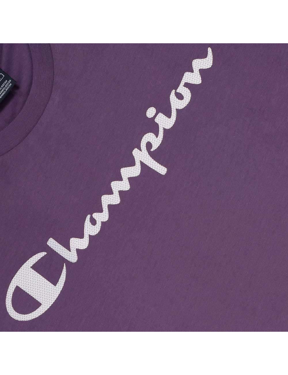 PURPLE CHAMPION MEN'S T-SHIRT