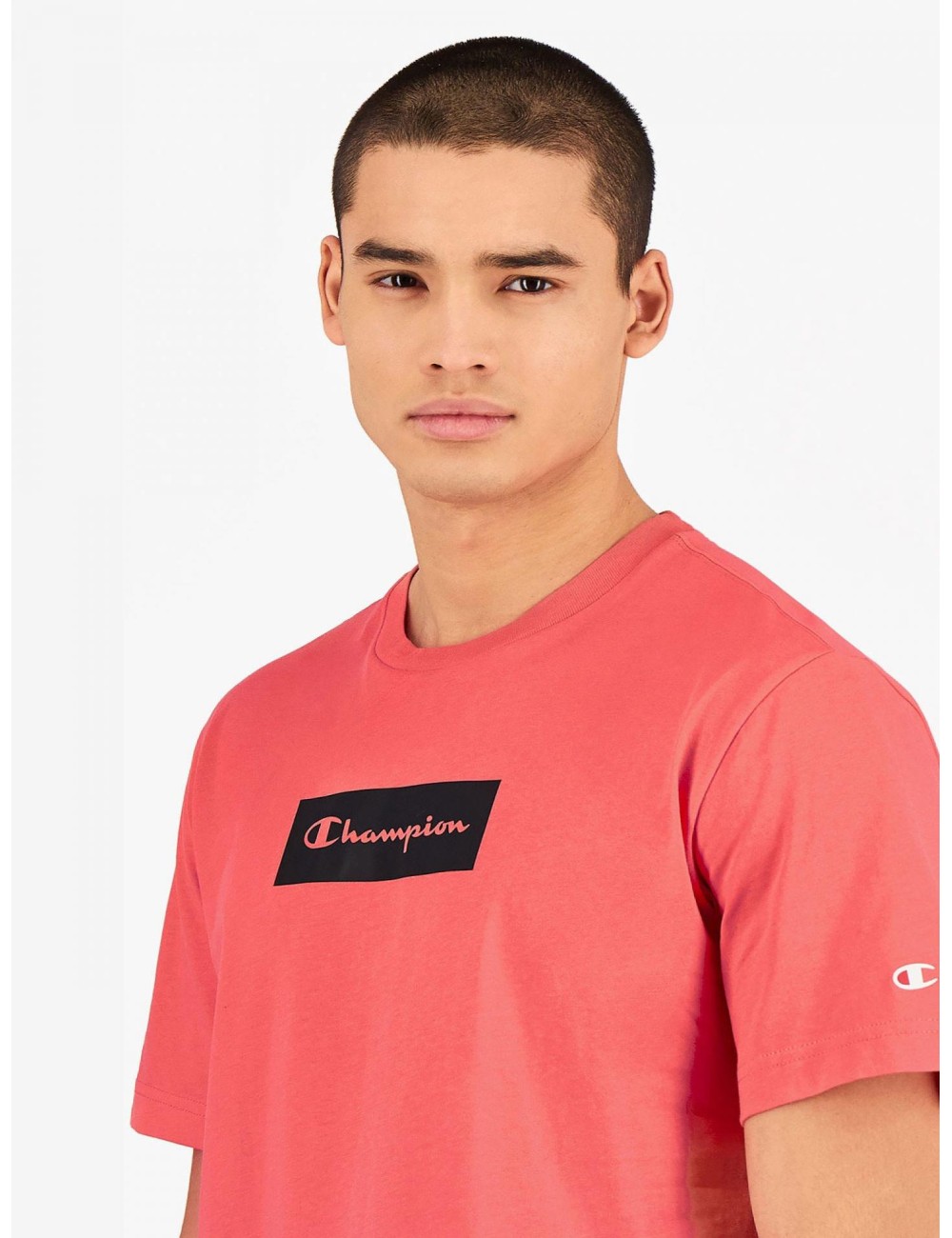 CAMISETA HOMBRE CHAMPION ROSA