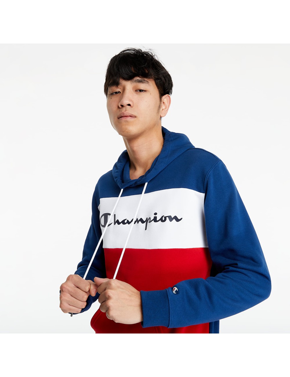 SUDADERA HOMBRE CHAMPION AZUL