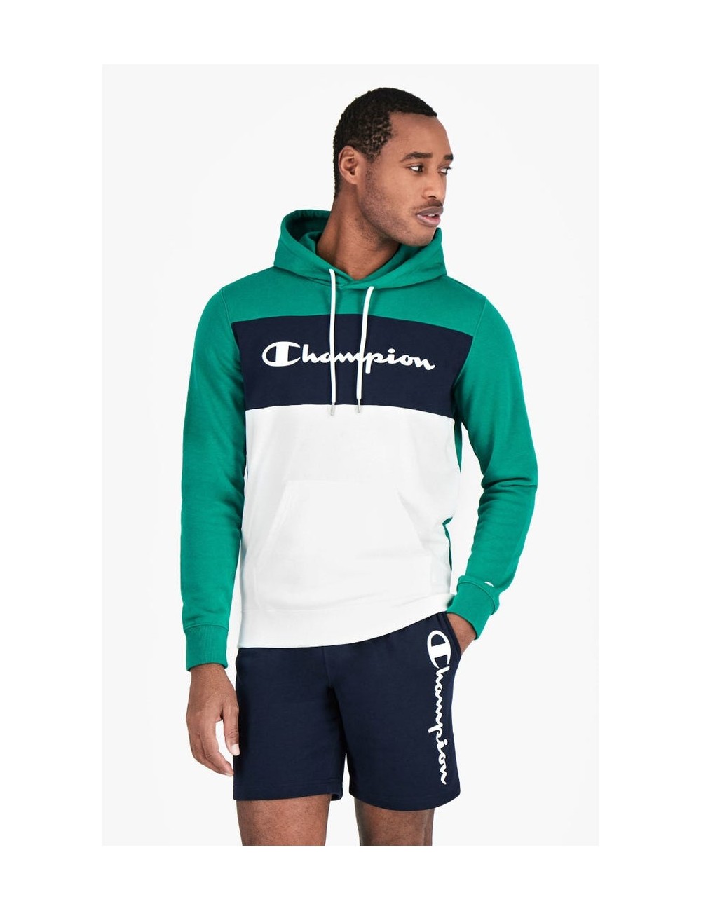 SUDADERA HOMBRE CHAMPION VERDE