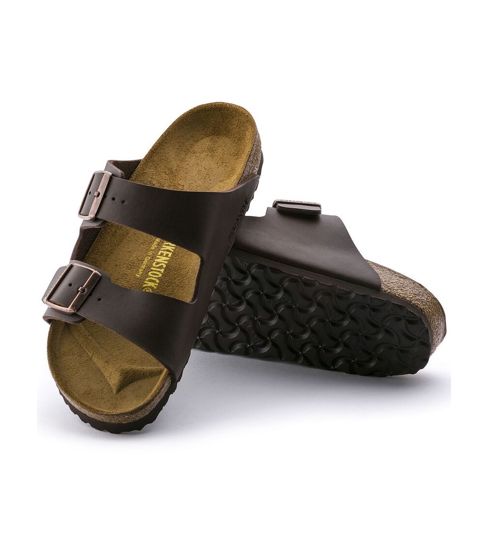 Sandal birkestock arizona bf temno rjava ozka