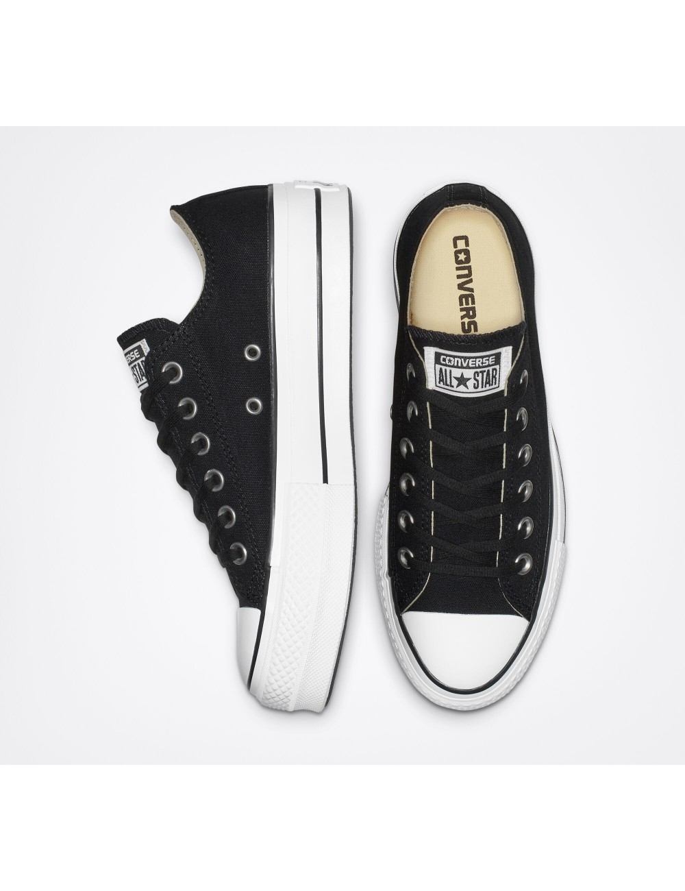 Unisex cipok beszélgetnek Chuck Taylor All Star Lift Black