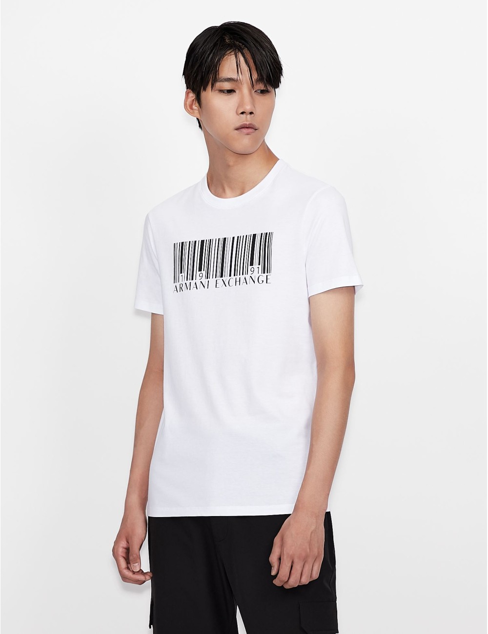 Men's Armani Exchange White T -Shirt