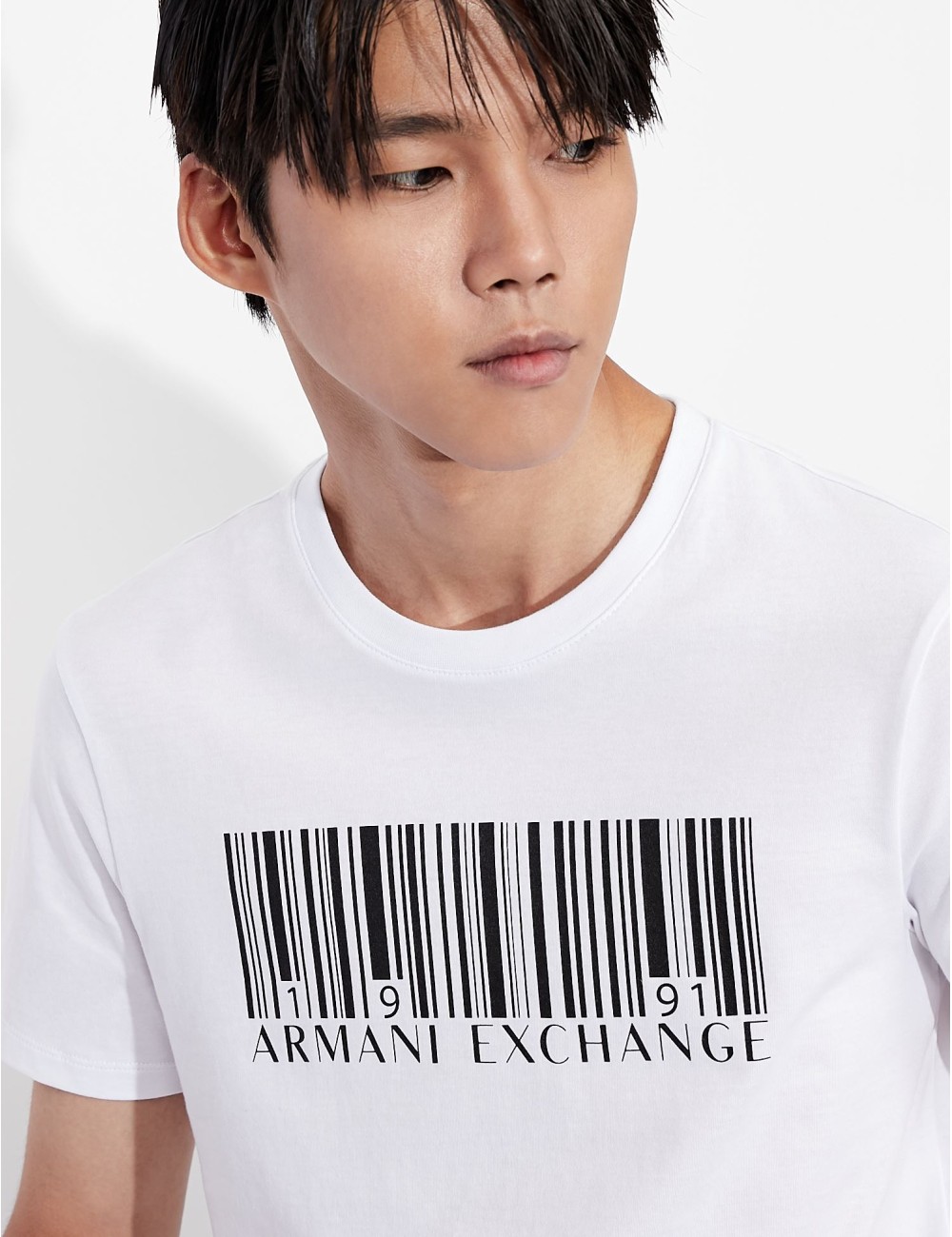 Men's Armani Exchange White T -Shirt