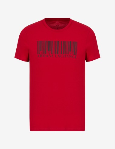Red Armani Exchange Men t -Shirt