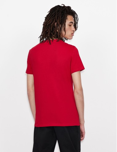 Red Armani Exchange Men t -phirt