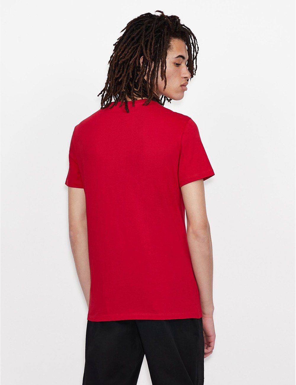 Red Armani Exchange Men t -majica