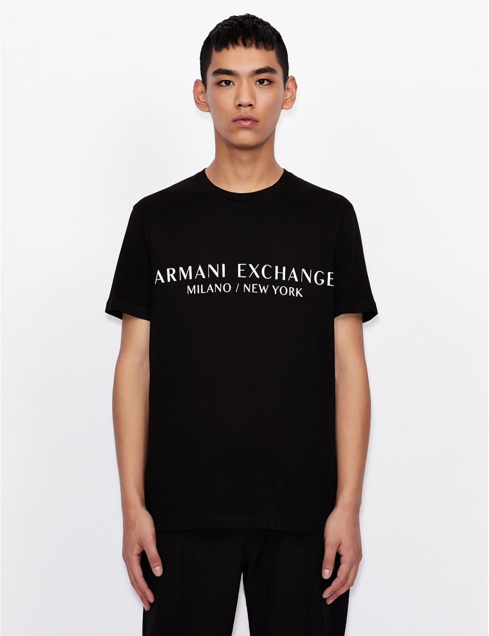 CAMISETA HOMBRE ARMANI EXCHANGE NEGRO