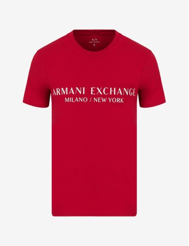 Red Armani Exchange Men t -majica