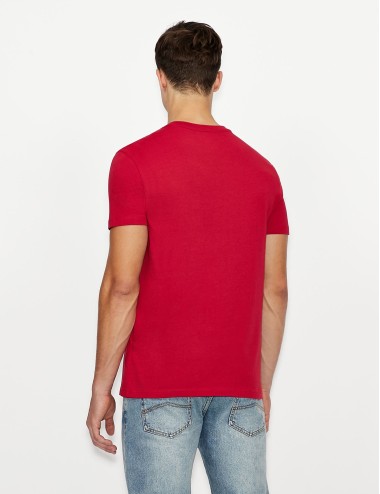 Red Armani Exchange Men t -Shirt