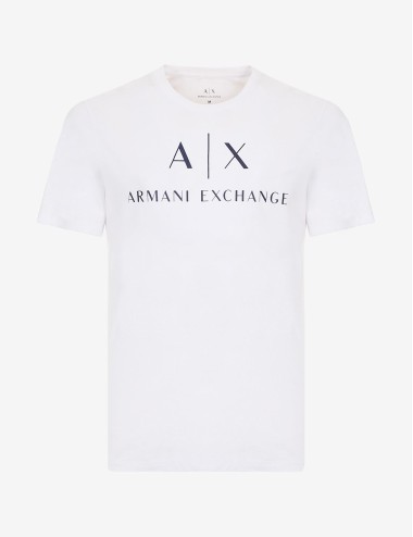 Férfi Armani Exchange White T -phirt