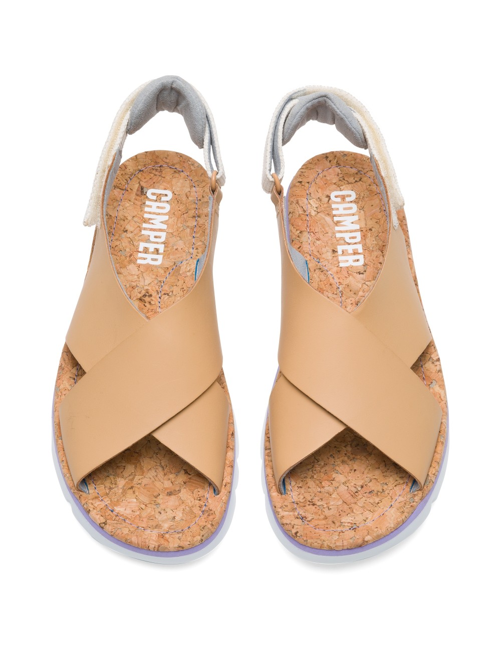 SANDALIAS MUJER CAMPER ORUGA SANDAL BEIGE