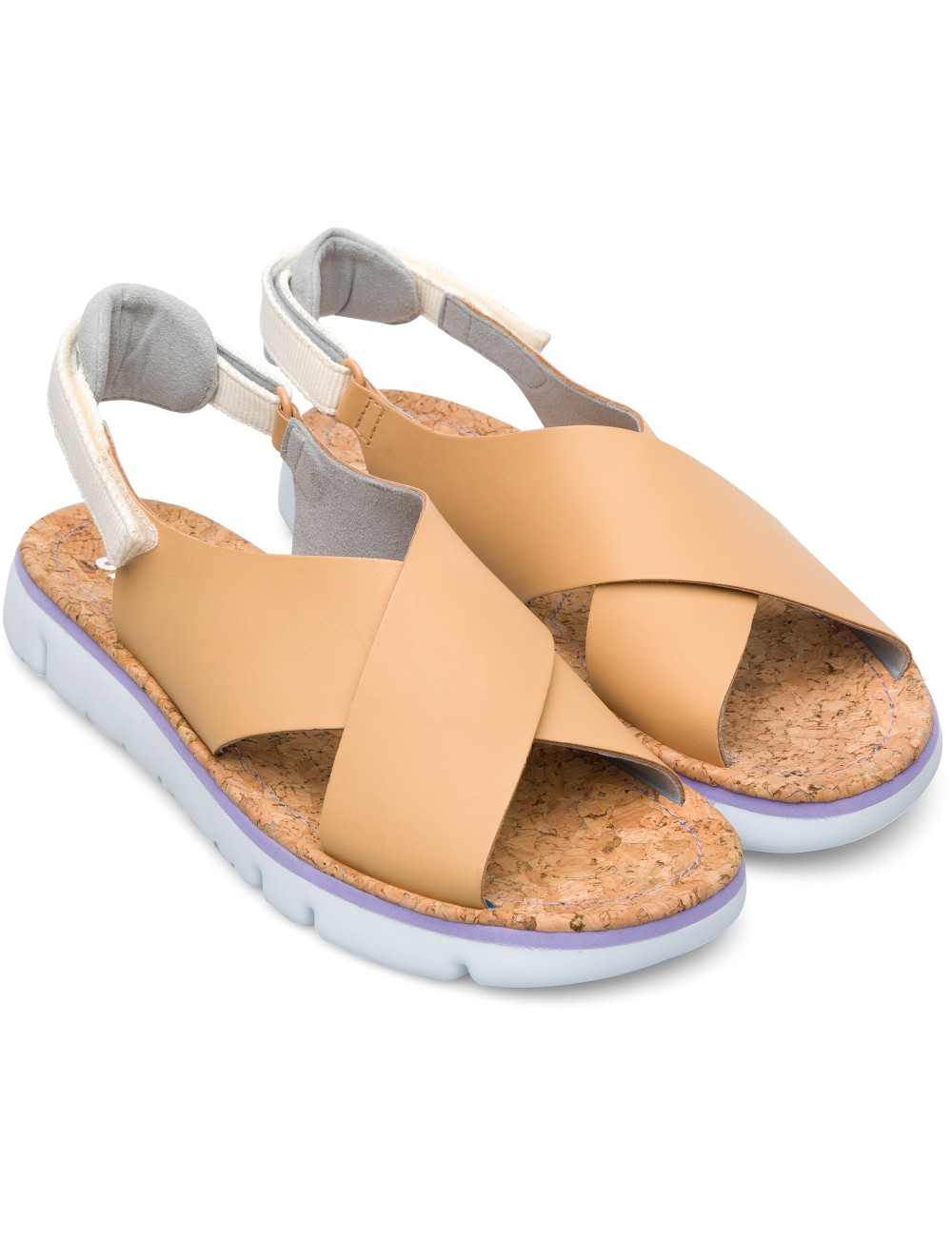 SANDALIAS MUJER CAMPER ORUGA SANDAL BEIGE