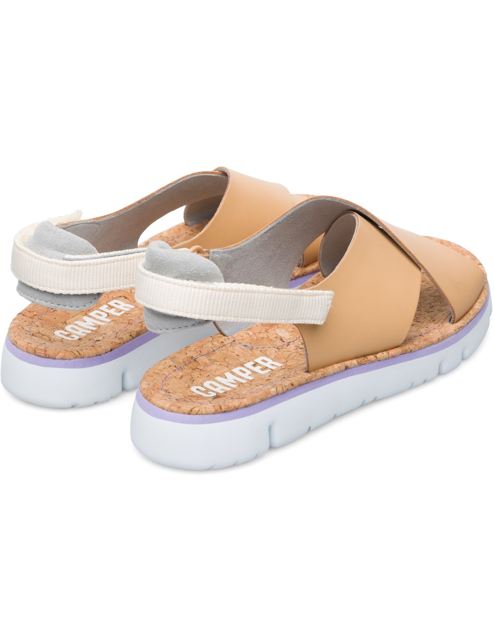 SANDALIAS MUJER CAMPER ORUGA SANDAL BEIGE