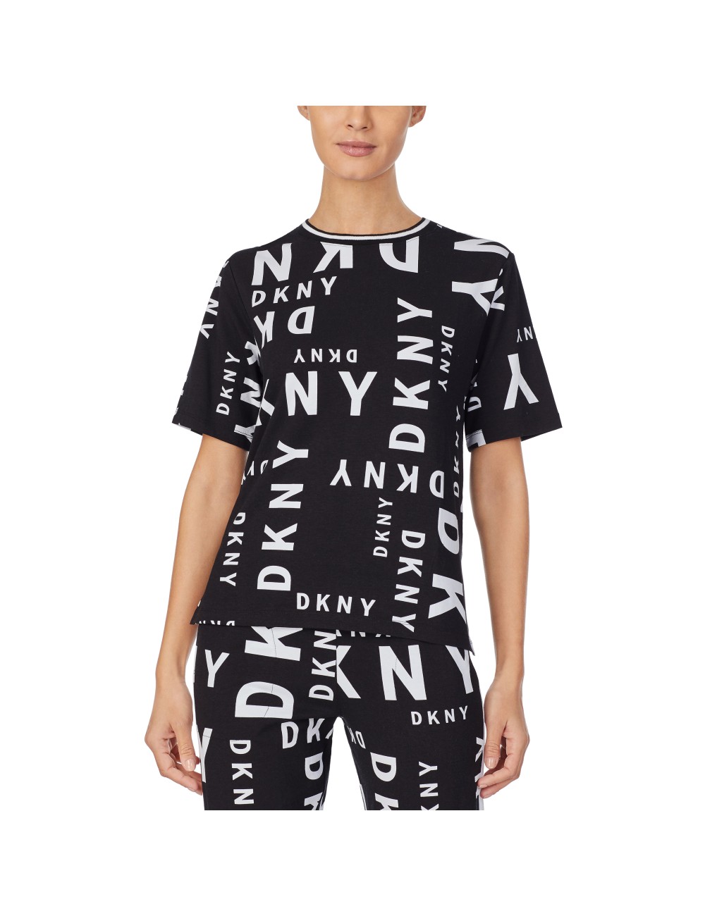 CAMISETA PIJAMA MUJER DKNY LOGOMANIA