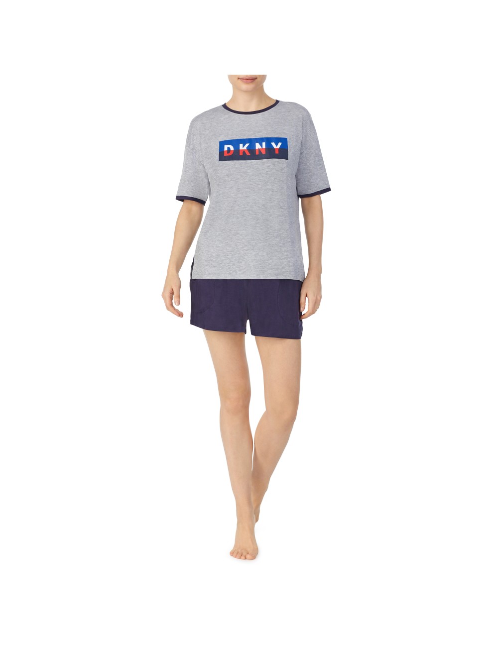 PIJAMA CORTO MUJER DKNY LOGO