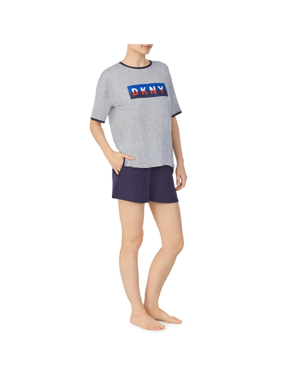 PIJAMA CORTO MUJER DKNY LOGO